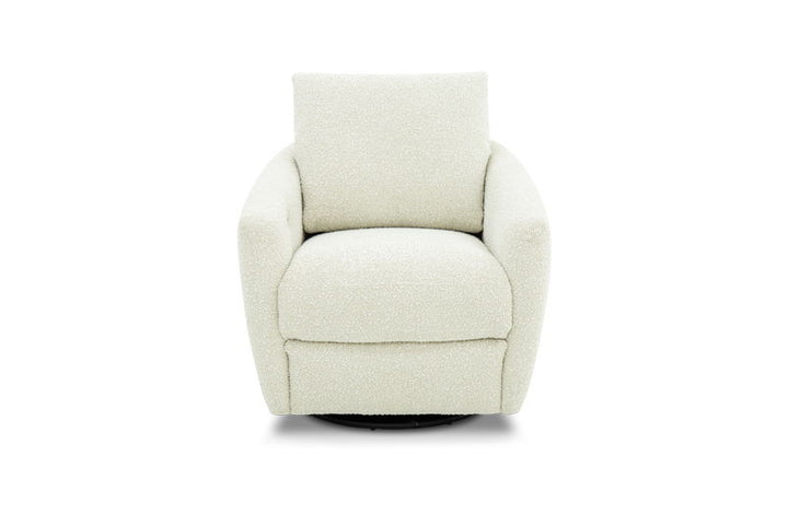 Morrow - Single Power Swivel Recliner With Power Footrest Only - Pearl