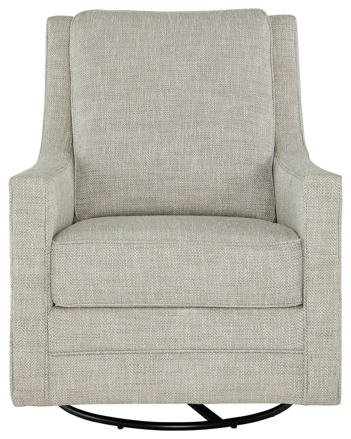 Kambria - Swivel Glider Accent Chair - Fog