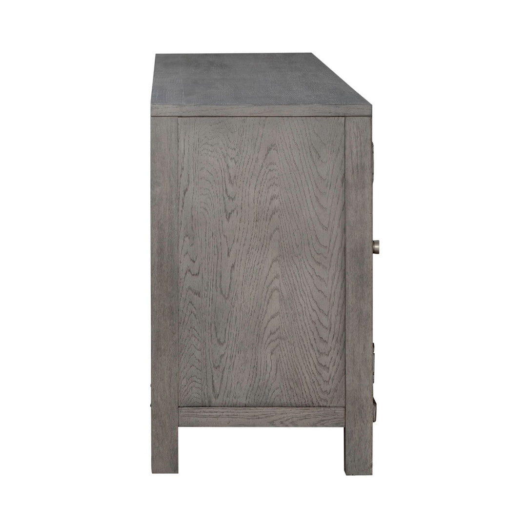 Fireplace TV Consoles - 406 78" Console With Fire FTS - Brown