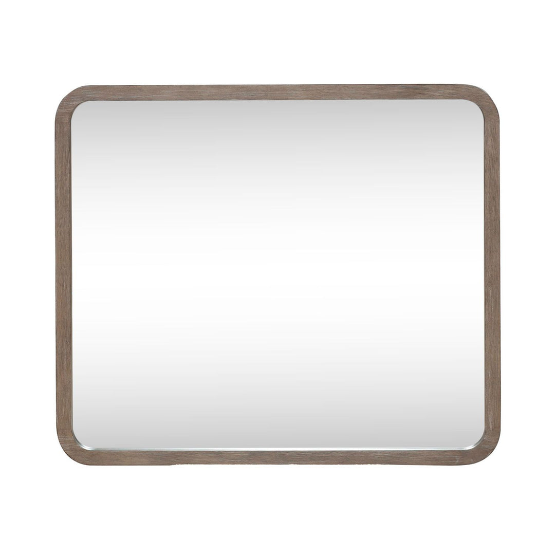 South Bend - Landscape Mirror - Brown