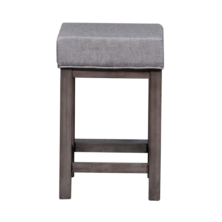 Tanners Creek - Upholstered Console Stool (Set of 3) - Dark Gray