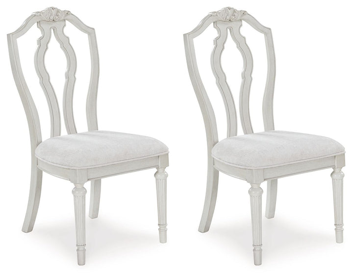 Montelaine - Dining Upholstered Side Chair (Set of 2) - Antique White