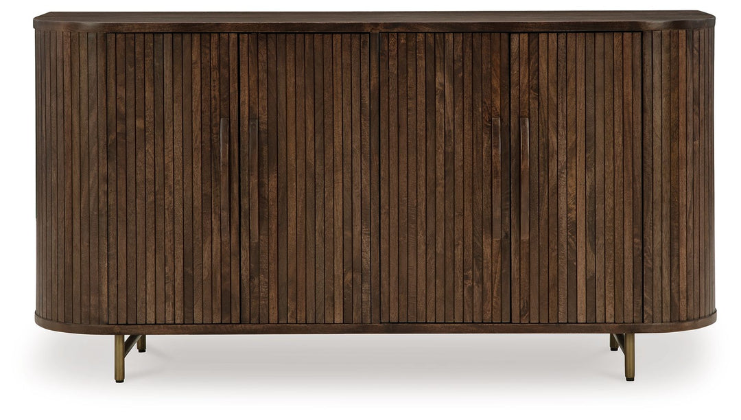 Amickly - Accent Cabinet - Dark Brown