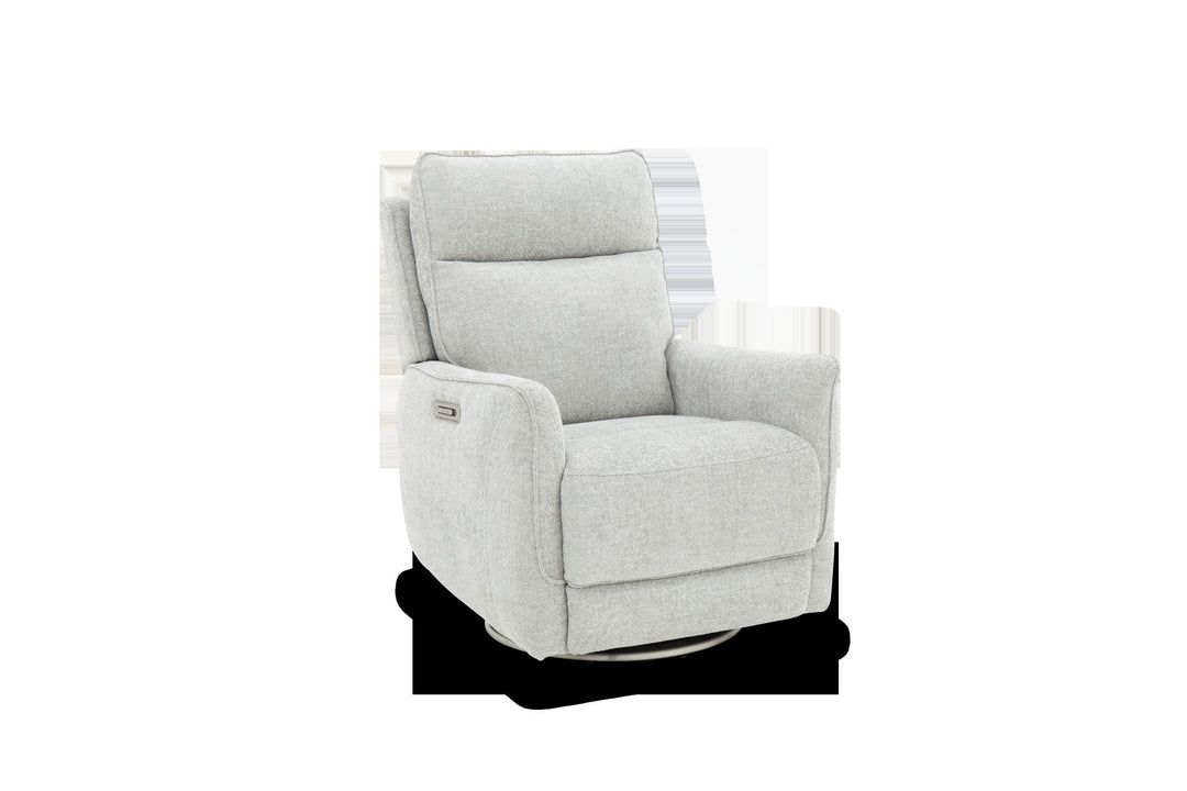 Maben - Triple Power Swivel Recliner With Headrest & Lumbar System