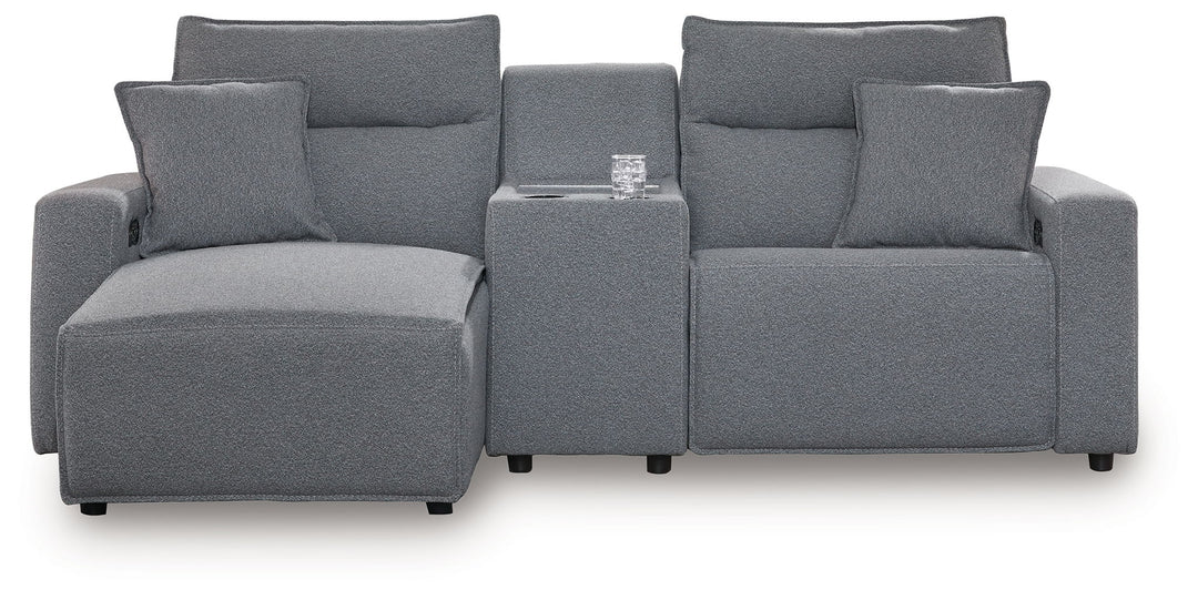 ModMax II - Salt And Pepper - Reclining Sectional