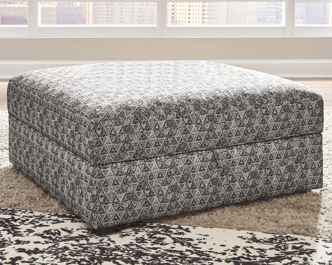 Kellway - Ottoman With Storage - Bisque