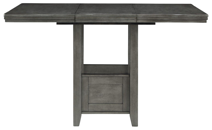 Hallanden - Rectangular Dining Room Counter Extension Table - Gray