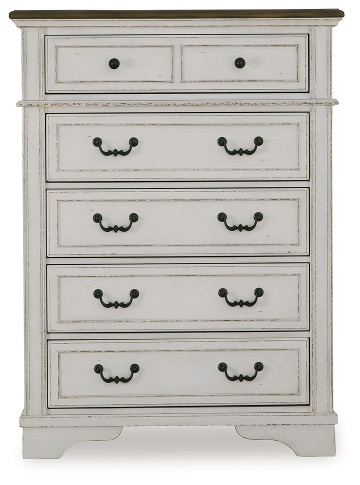 Blendon - Five Drawer Chest - Two-tone