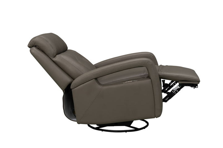 Gilbert - Power Swivel Glider Recliner With Power Recline, Power Headrest And Power Lumbar