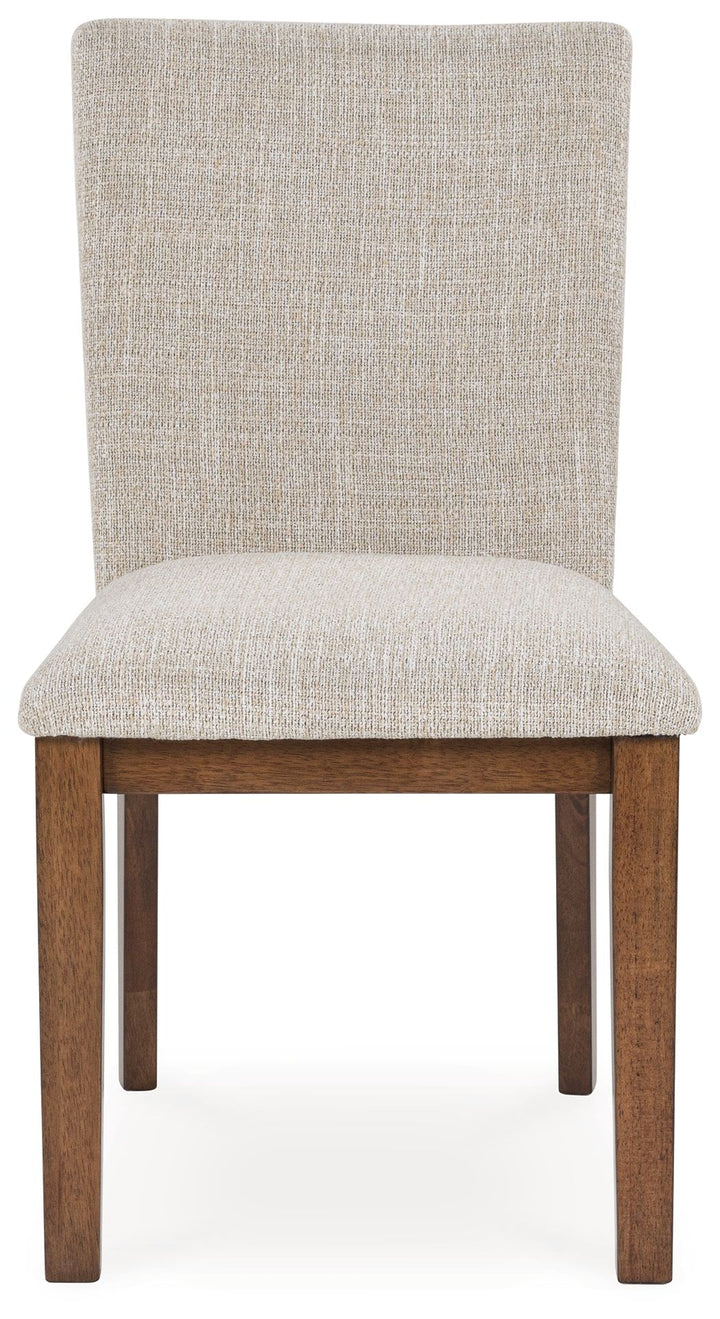 Kraeburn - Dining Upholstered Side Chair (Set of 2) - Beige / Brown