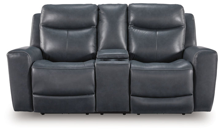 Next Move - Power Reclining Loveseat With Console / Adjustable Headrest