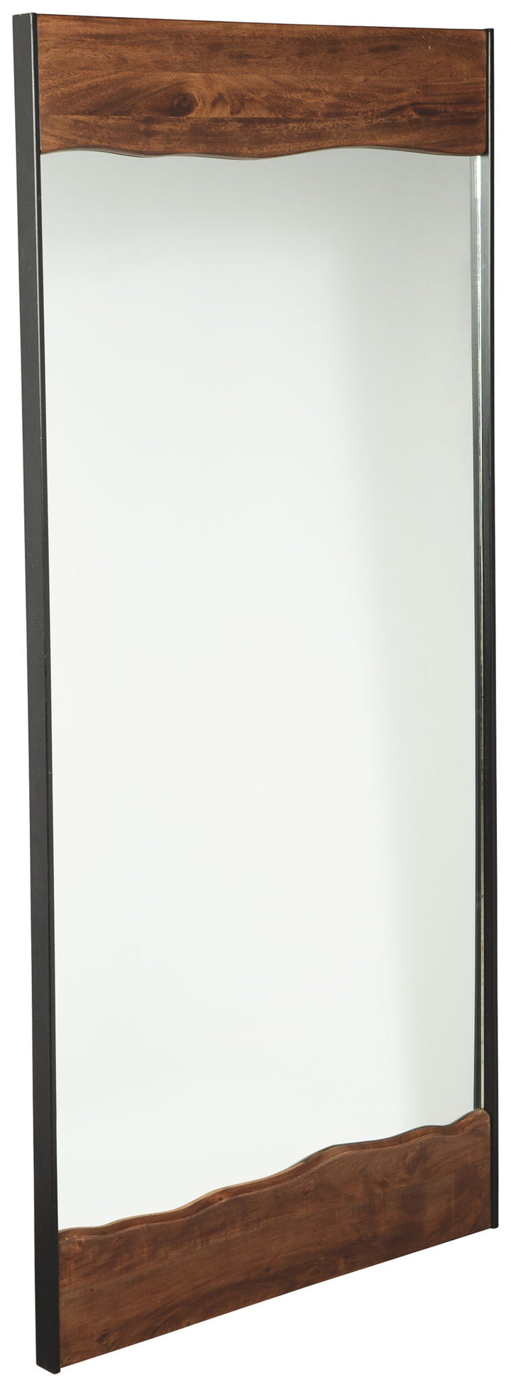 Panchali - Floor Mirror - Brown / Black