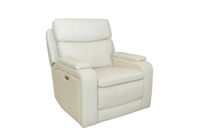 Gunner - Recliner With Power And Power Headrest - Almond
