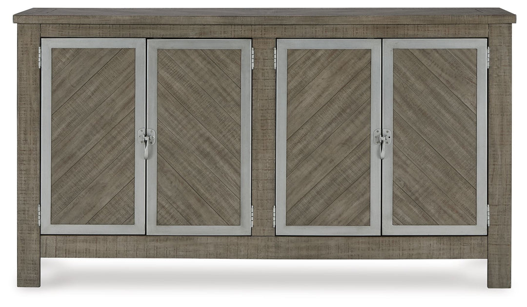 Krystanza - Dining Room Server - Weathered Gray