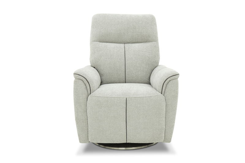 Mable - Triple Power Swivel Recliner With Headrest & Lumbar System