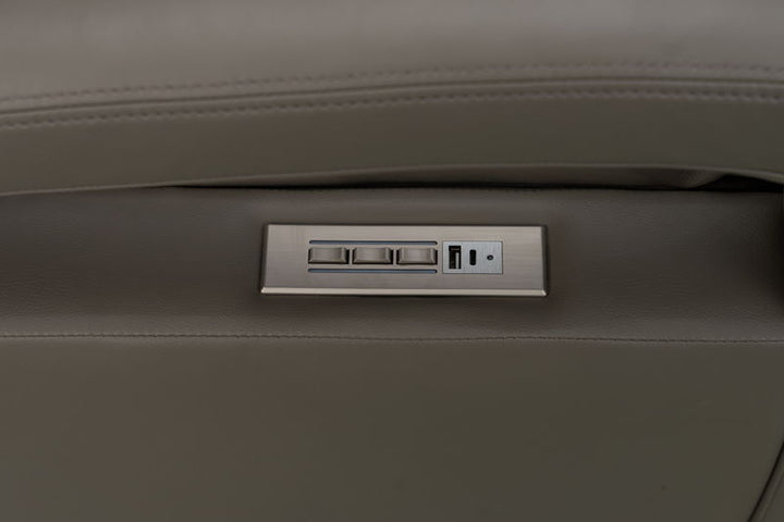 Gilbert - Power Swivel Glider Recliner With Power Recline, Power Headrest And Power Lumbar