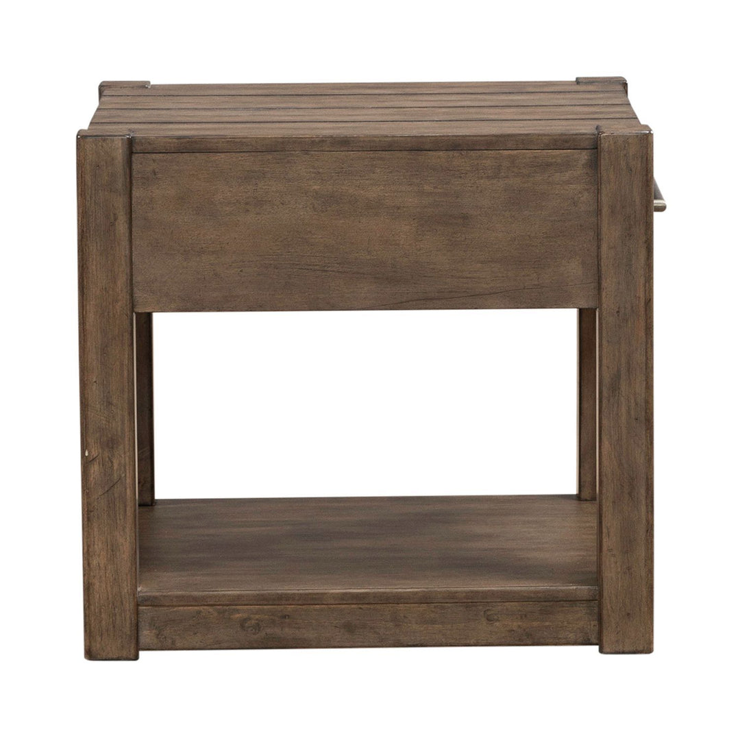 Broadmore - Drawer End Table - Brown