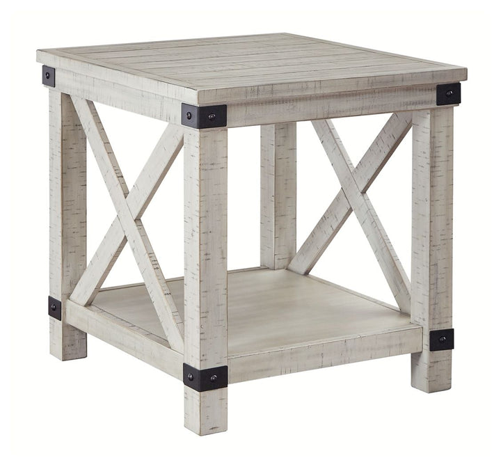 Carynhurst - Rectangular End Table - Whitewash
