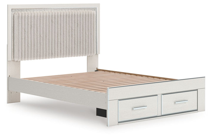Zuraleus - Upholstered Panel Platform Storage Bed