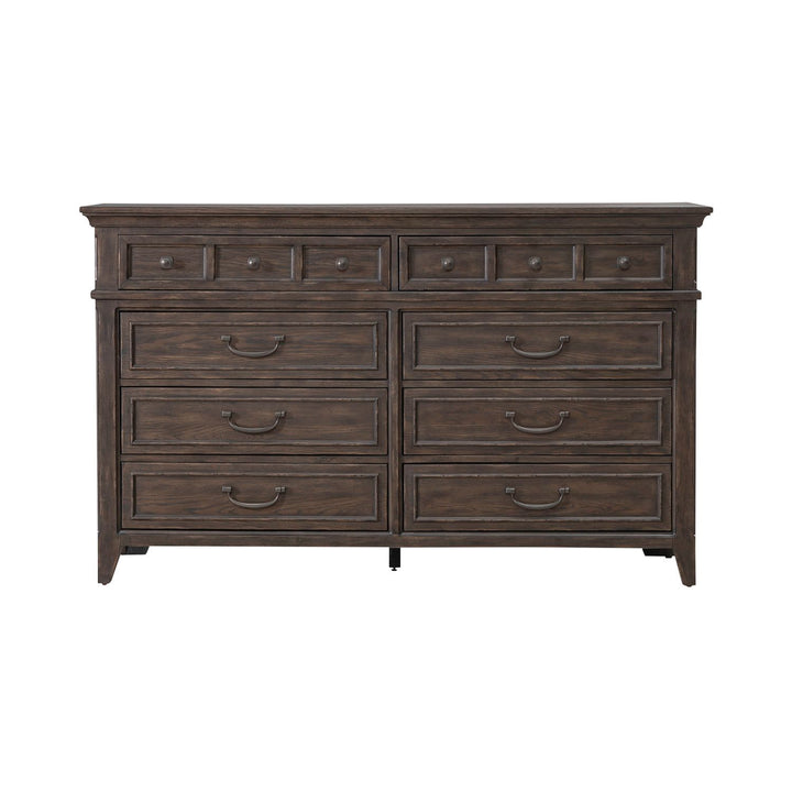 Paradise Valley - 8 Drawer Dresser - Dark Brown