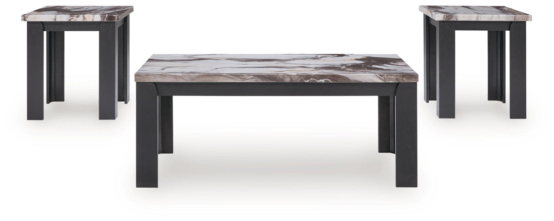 Jazmore - Occasional Table Set (Set of 3) - Dark Brown