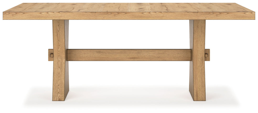 Galliden - Rectangular Dining Room Table - Light Brown