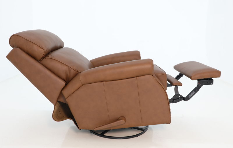 Crews - Swivel Glider Recliner - Saddle