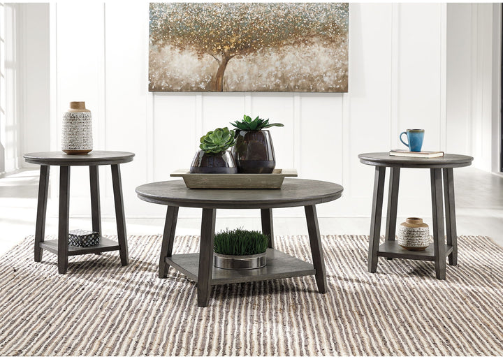 Caitbrook - Occasional Table Set (Set of 3) - Gray