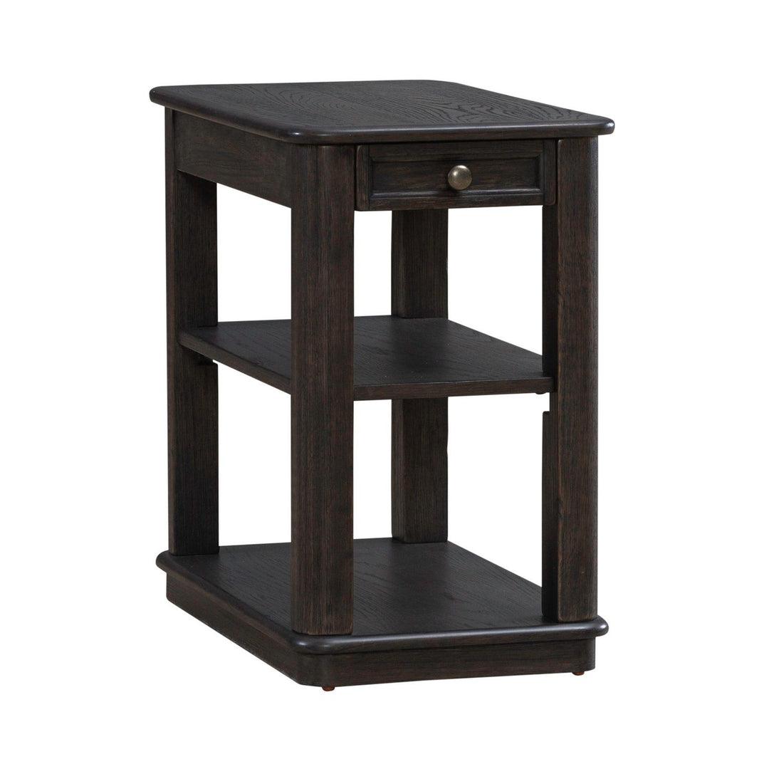 Wallace - Chair Side Table - Brown