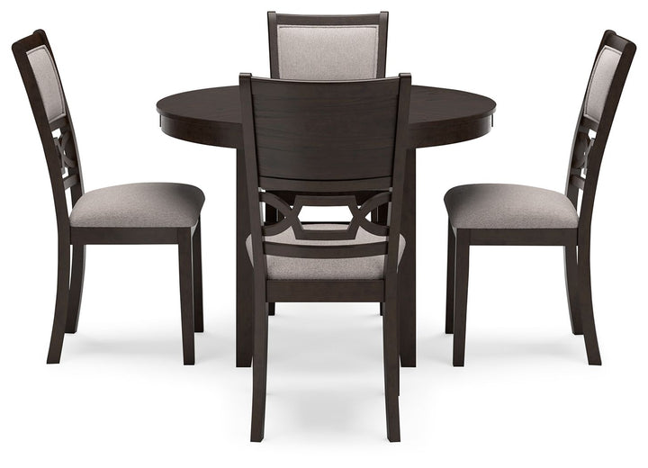 Langwest - Dining Room Table Set (Set of 5) - Brown
