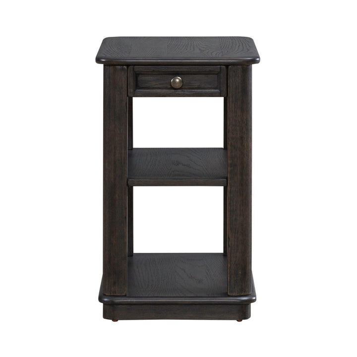 Wallace - Chair Side Table - Brown