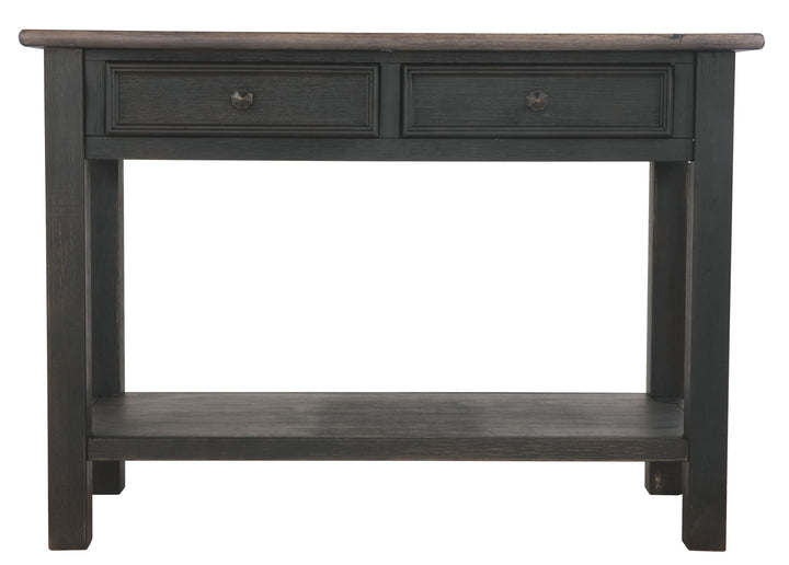 Tyler Creek - Sofa Table - Grayish Brown / Black