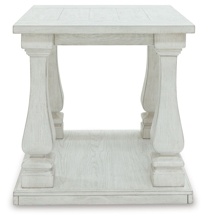 Arlendyne - Rectangular End Table - Antique White