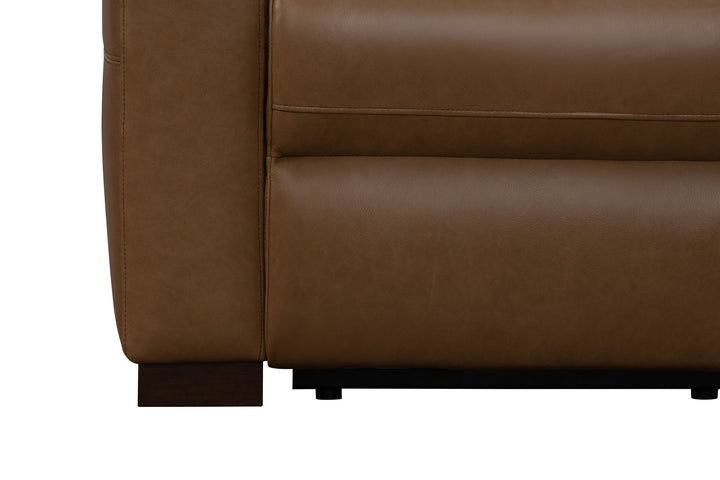 Cara - Power Recliner With Power Headrest And Power Lumbar - Light Brown
