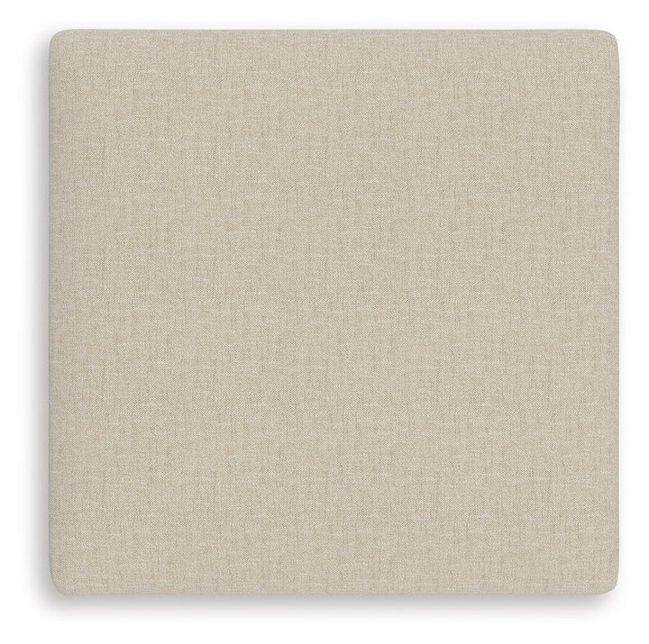 LadyMae - Oversized Accent Ottoman - Twill