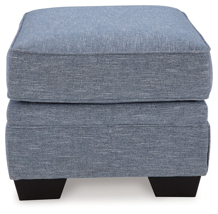 Carissa Manor - Ottoman - Denim