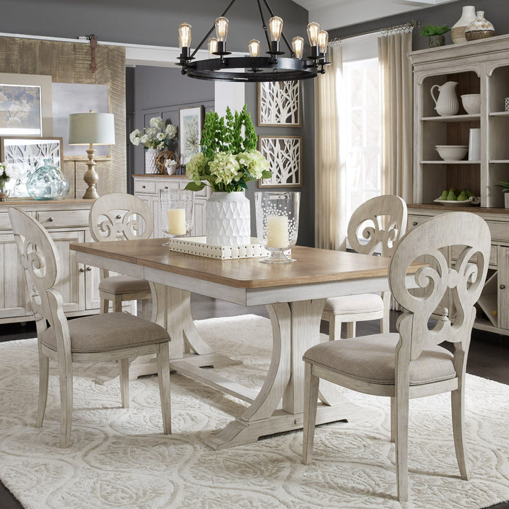Farmhouse Reimagined - Trestle Table Set
