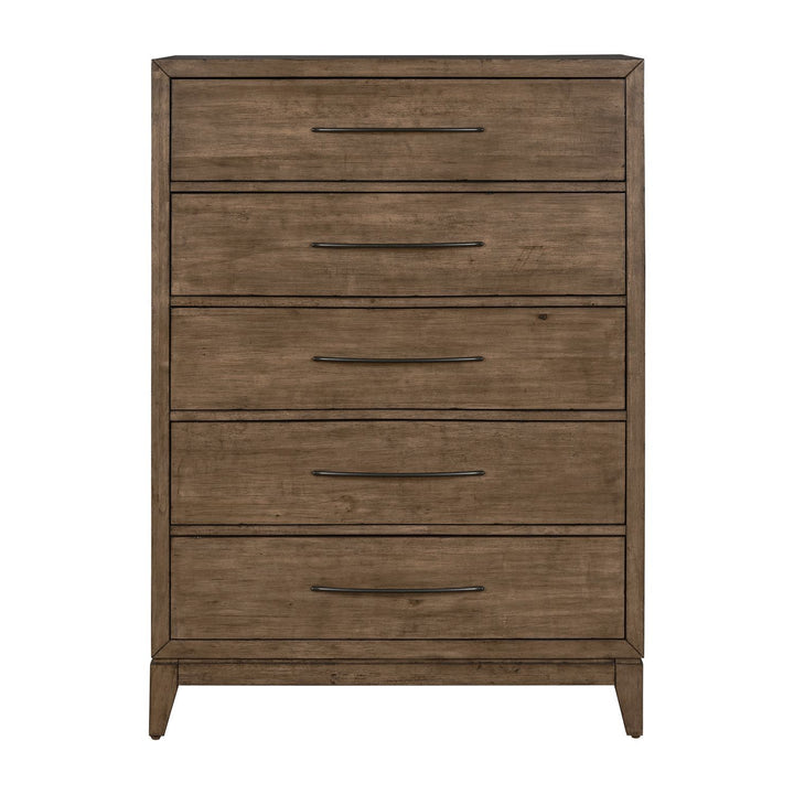 Shaker Lakes - 5 Drawer Chest - Brown