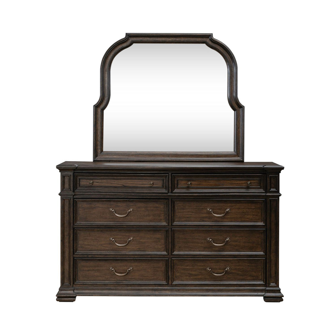 Provence Park - Dresser & Mirror - Brown