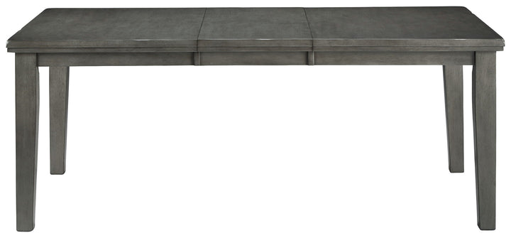 Hallanden - Rectangular Dining Room Butterfly Extension Table - Gray