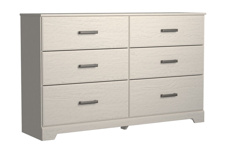 Stelsie - Six Drawer Dresser - White
