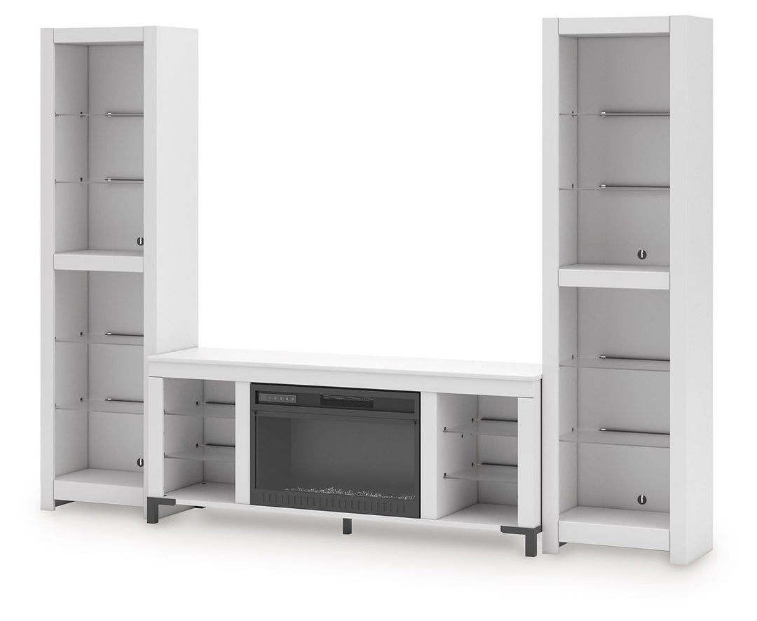 Brollevi - 3-Piece Entertainment Center - White