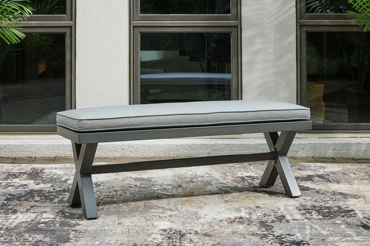 Elite Park - Bench With Cushion - Gray