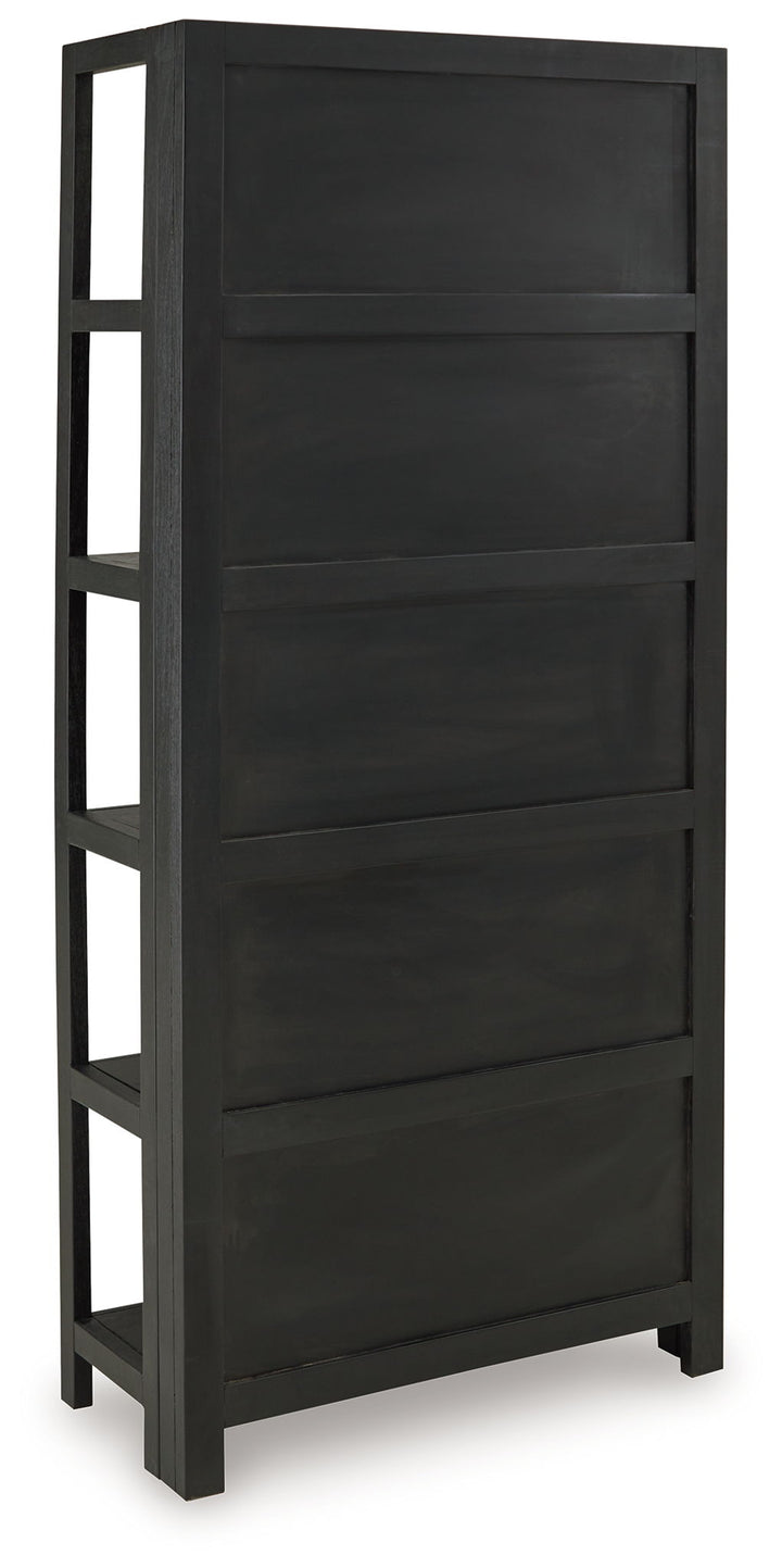 Abyard - Bookcase - Black / Natural