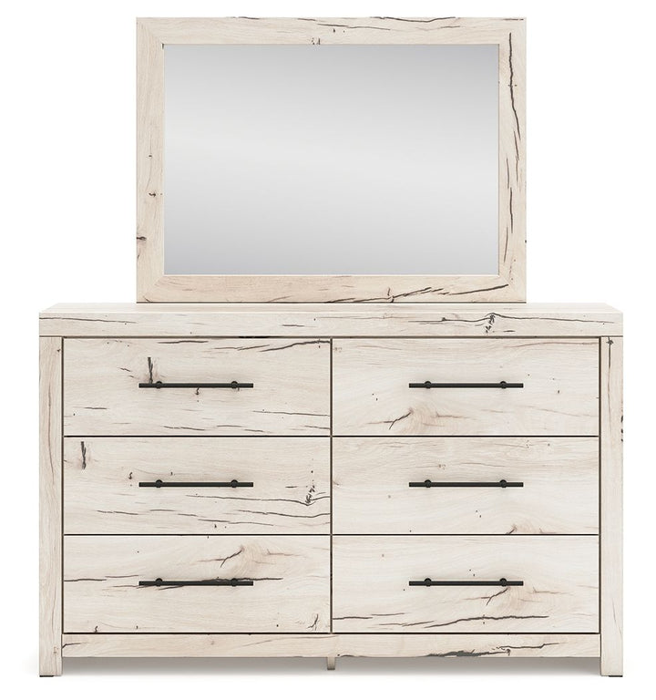 Lawroy - Dresser And Mirror - Light Natural