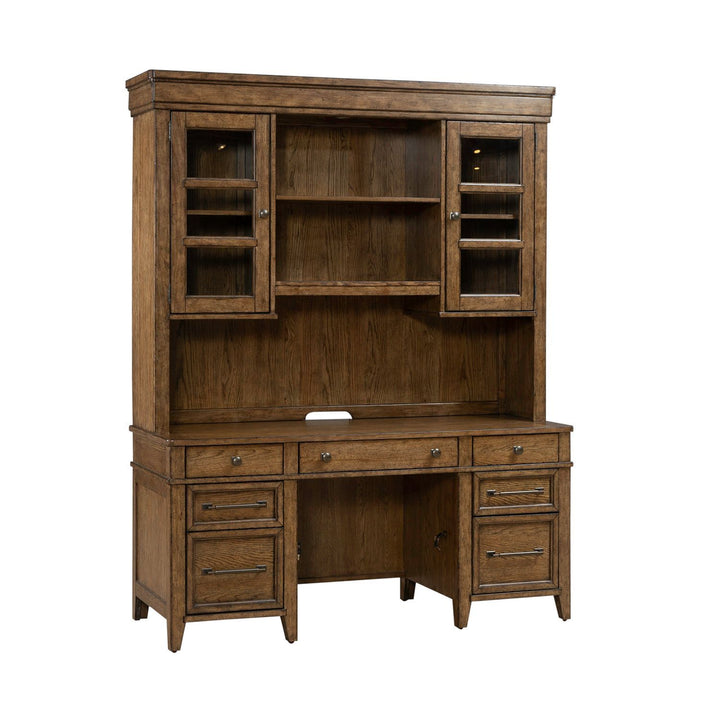 Carolina Park - Credenza & Hutch - Brown