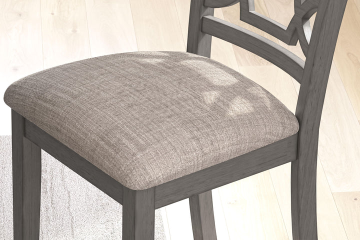 Wrenning - Dining Room Table Set (Set of 6) - Gray