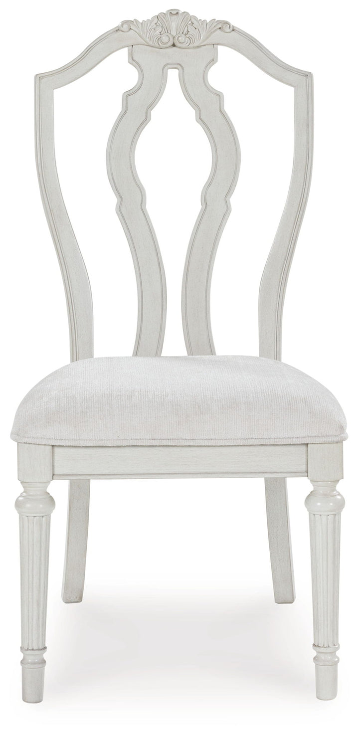 Montelaine - Dining Upholstered Side Chair (Set of 2) - Antique White
