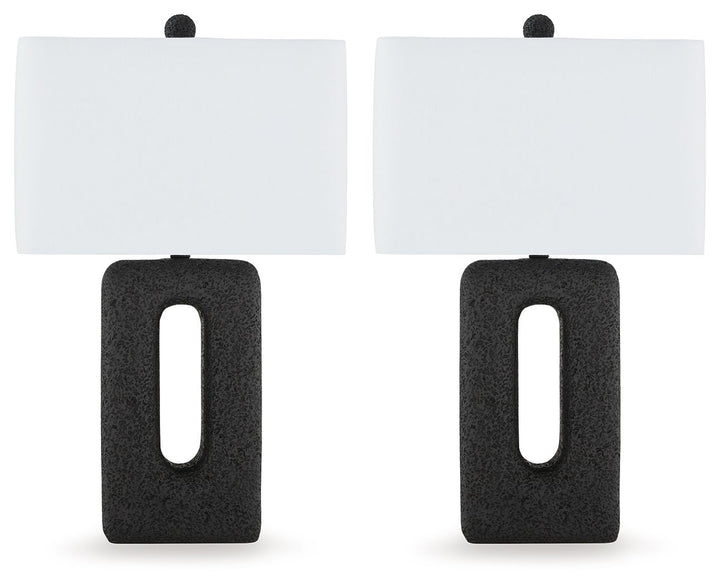 Wimmings - Poly Table Lamp (Set of 2) - Black