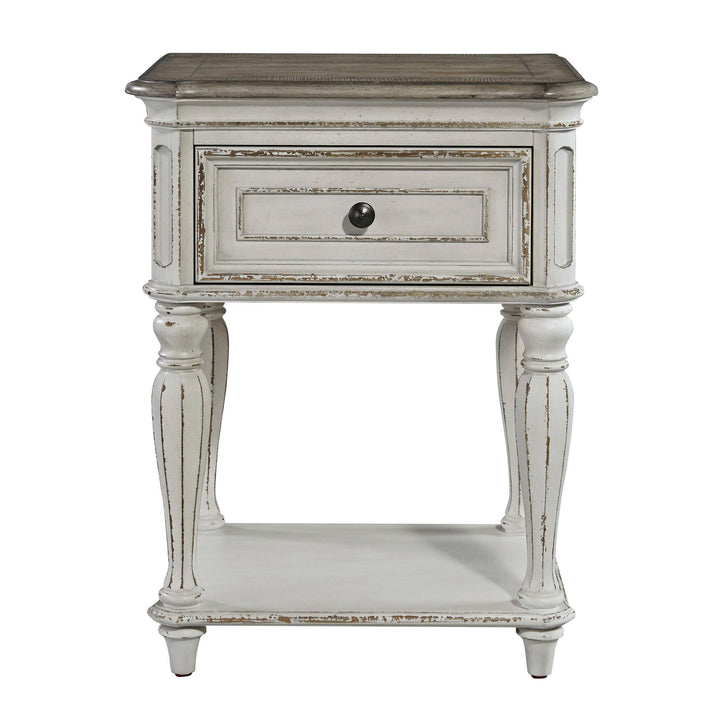 Magnolia Manor - Leg Nightstand - White